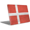 Denmark Flag Distressed Apple MacBook Air Skin